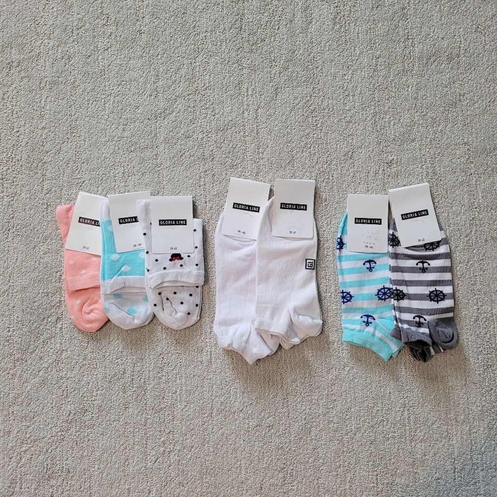 Gloria Line Blundle of 7 pairs of socks